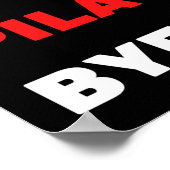 Poster Désolé . Pas possible. Pilates. Au revoir. (Coin)