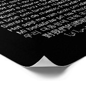 Poster Désolé Pour Notre Président Funny Anti Trump (Coin)