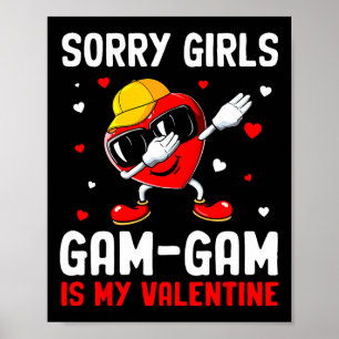 Poster Désolées les filles Gam-gam est mon cœur de la Sai
