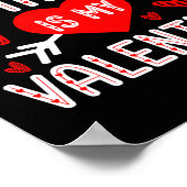 Poster Désolées Mesdames Mimi Est Ma Saint-Valentin Garço (Coin)