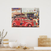 Poster Desoto des années 1940 (Cuisine)