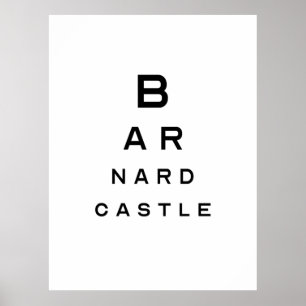 Poster d'essai oculaire de Barnard Castle