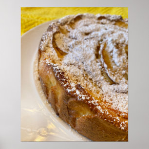 Poster Dessert de Torte Apple