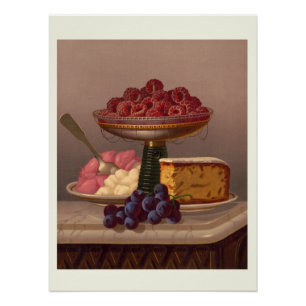 Poster Dessert Impressions de vie morte