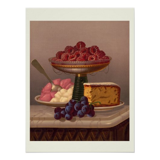 Poster Dessert Impressions de vie morte (Devant)