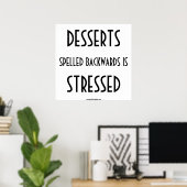 Poster Desserts (Bureau à domicile)