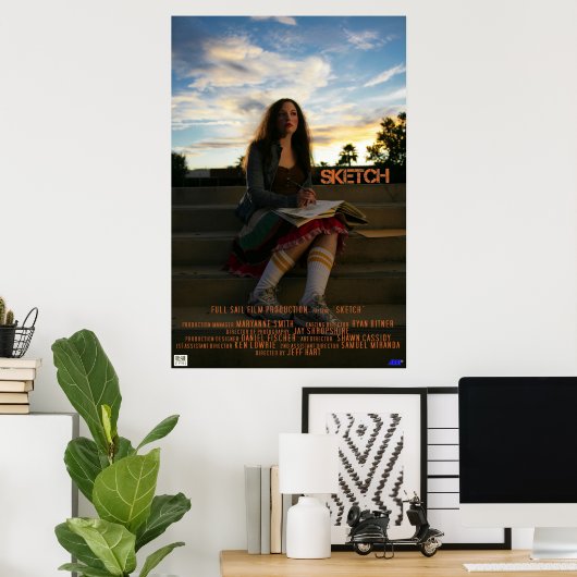 Poster Dessin (Bureau à domicile)