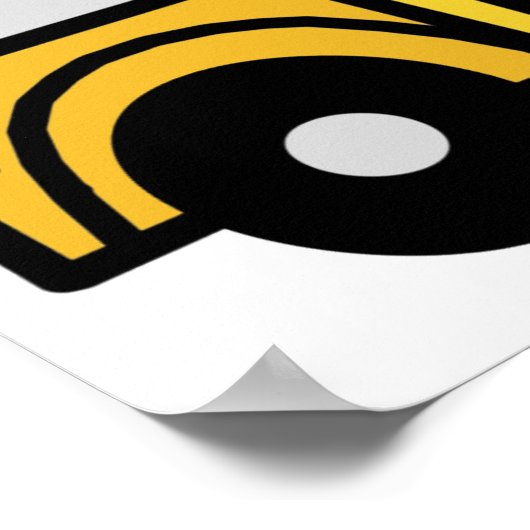 Poster Dessin à clip avec un camion à pompe de constructi (Coin)