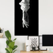 Poster dessin à la main brillant (Bureau à domicile)