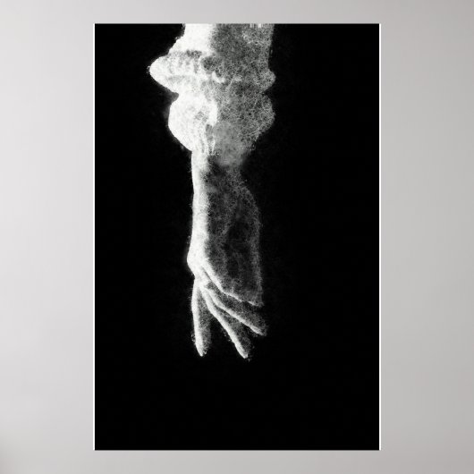 Poster dessin à la main brillant (Devant)