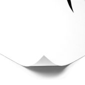 Poster Dessin à visage féminin d'une ligne 4 (Coin)