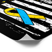 Poster Dessin américain T21 Vers le bas Syn (Coin)