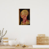 Poster Dessin anatomique de la tête humaine (Cuisine)