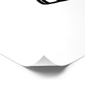 Poster dessin animé beagle rouge blanc (Coin)