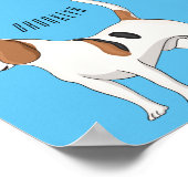 Poster dessin animé de chien beagle (Coin)