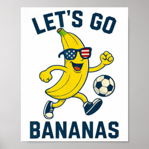 Poster Dessin Animé de Foot Drôle de Nana qui Botte le Dr