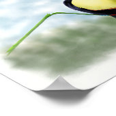 Poster Dessin animé de Toucan heureux (Coin)