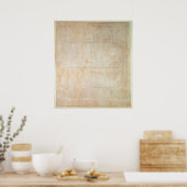 Poster Dessin architectural (Cuisine)