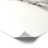 Poster Dessin au crayon de lapin (Coin)