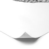 Poster Dessin d'anatomie du crâne humain (Coin)