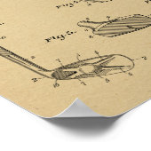 Poster Dessin d'art du club de golf 1937 (Coin)