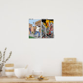 Poster Dessin de ce qui se passe vraiment (Cuisine)