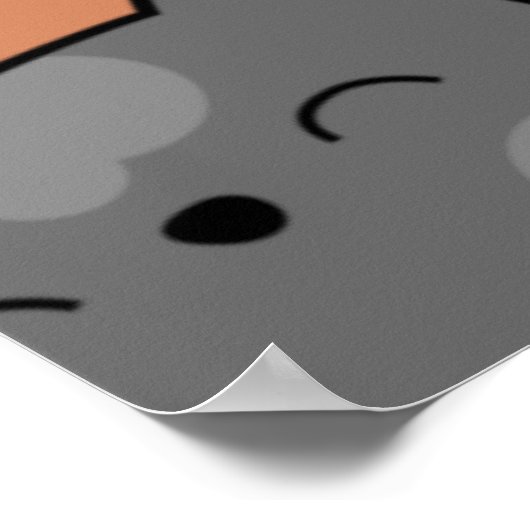 Poster dessin de chats illustré (Coin)