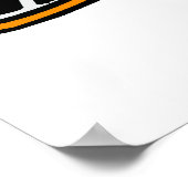 Poster dessin de chaussures de bowling (Coin)