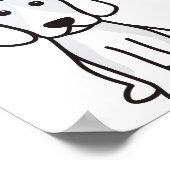 Poster Dessin de chien beagle (Coin)