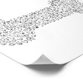 Poster Dessin de chien os (Coin)