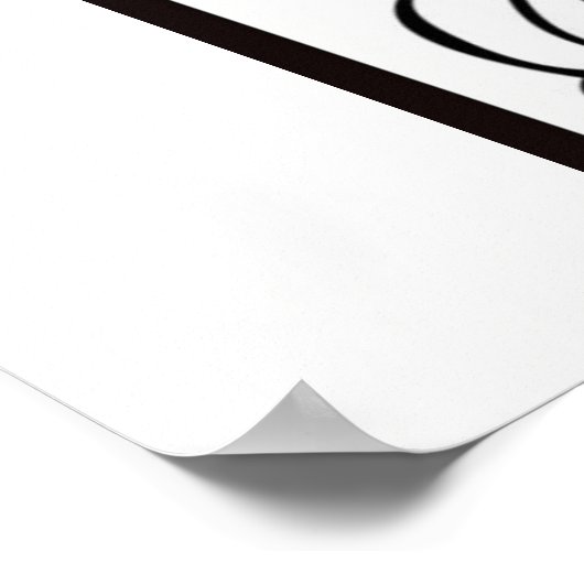 Poster Dessin de coupures (Coin)