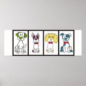 Poster Dessin de coupures (Devant)