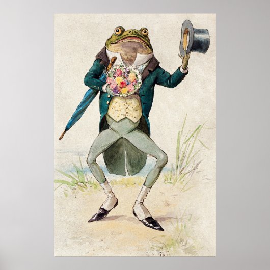 Poster Dessin de crapaud (Devant)