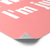 Poster Dessin de Cute and Lazy Panda (Coin)