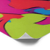 Poster Dessin de dessin de peinture Gorilla Pop (Coin)