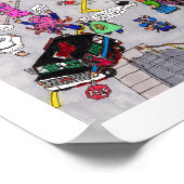 Poster Dessin de deuxième voltz (Coin)