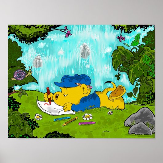 Poster Dessin De Ferald Par La Cascade (Devant)