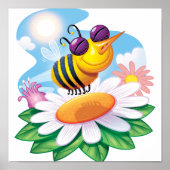 Poster Dessin de FUnny Bee sur Daisy (Devant)