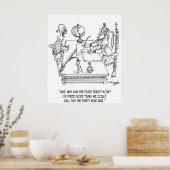 Poster Dessin de guerre 1398 (Cuisine)