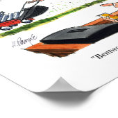 Poster Dessin de Hemi Mower (Coin)