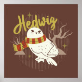 Poster Dessin de la forêt fantaisiste d'Hedwig (Devant)