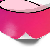 Poster Dessin de la licorne assise (Coin)