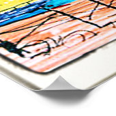 Poster dessin de la rivière d'or (Coin)