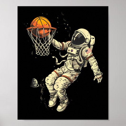 Poster Dessin de l'astronaute Sketll Lover Slam Dunk (Devant)