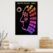 Poster Dessin de Machu Picchu Incroyable (Cuisine)