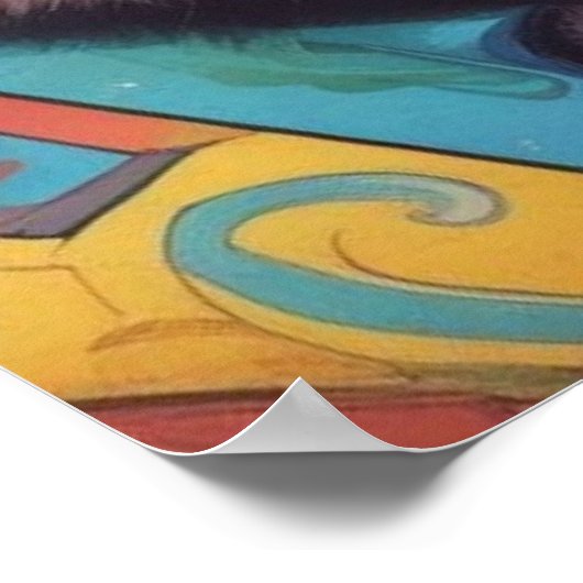 Poster Dessin de Panda (Coin)