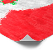 Poster Dessin de peinture pétrolière au Burundi (Coin)