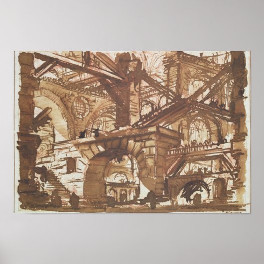 Poster Dessin de prison imaginaire (Devant)