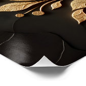 Poster Dessin de renard élégant Imaginaire (Coin)