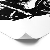 Poster Dessin de rue (Coin)